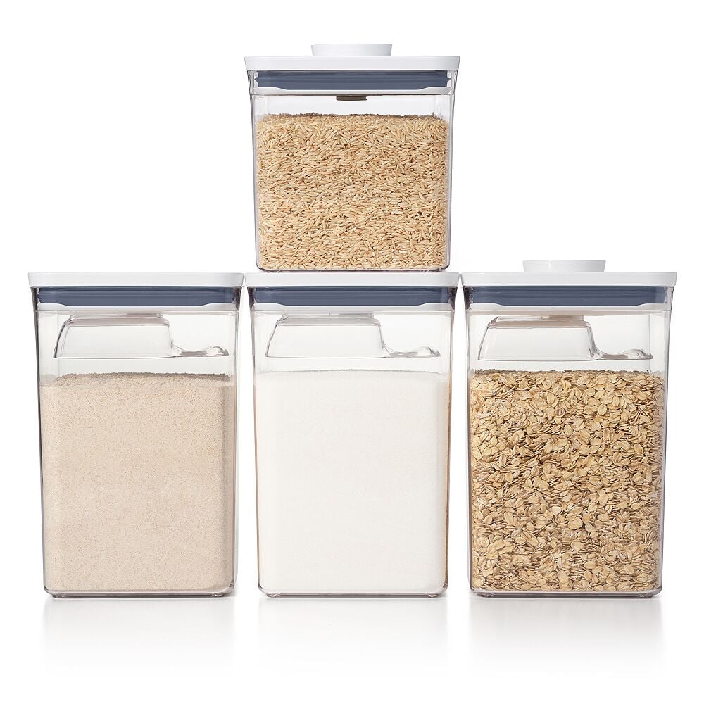 POP Container - Big Square Short (2.8 Qt.) & 6-Piece POP Container Set Bundle K5