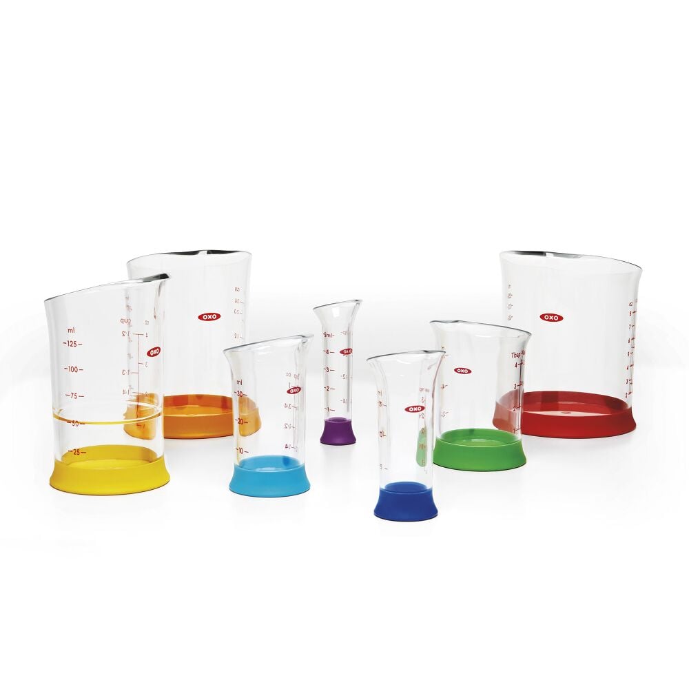 7 Piece Liquid Measuring Beaker Set C1