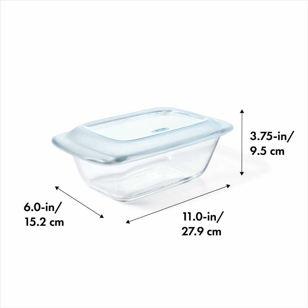 1.6 Qt Loaf Baking Dish with Lid W7