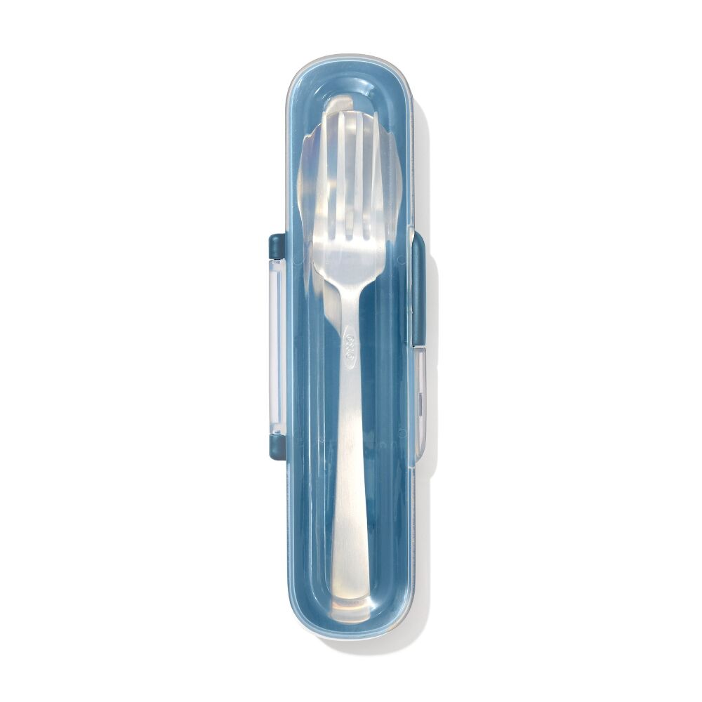 Prep & Go Stainless Steel Utensils With Case - Ocean Blue A7