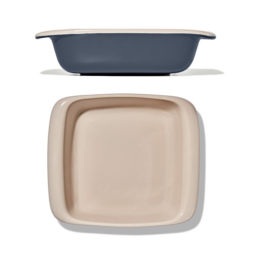 2 Qt Square Stoneware Baking Dish H1