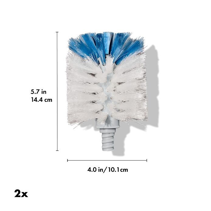 Stainless Steel Bottle Brush Refill - 2 Pack N1