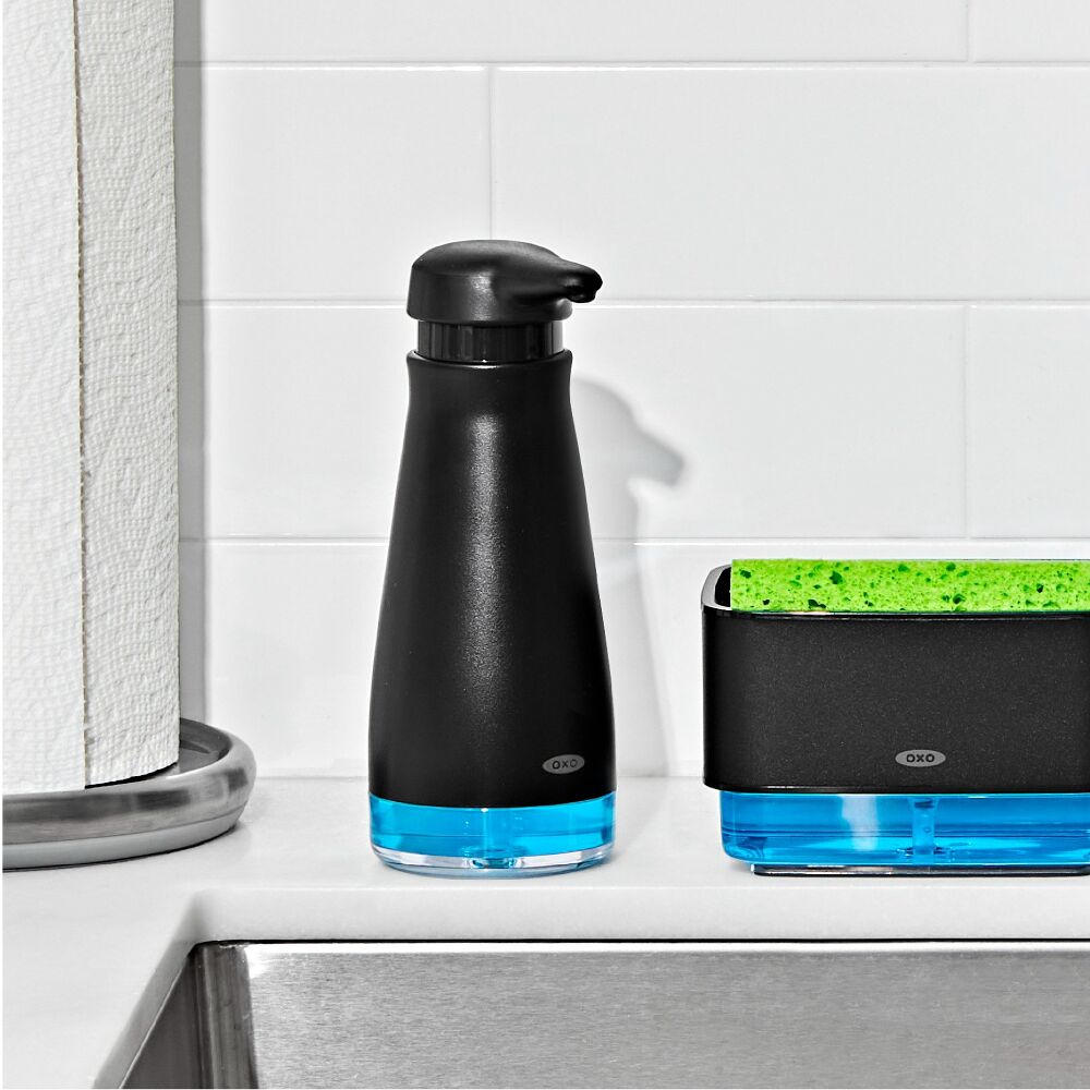Stainless Steel Soap Dispenser - Black V9