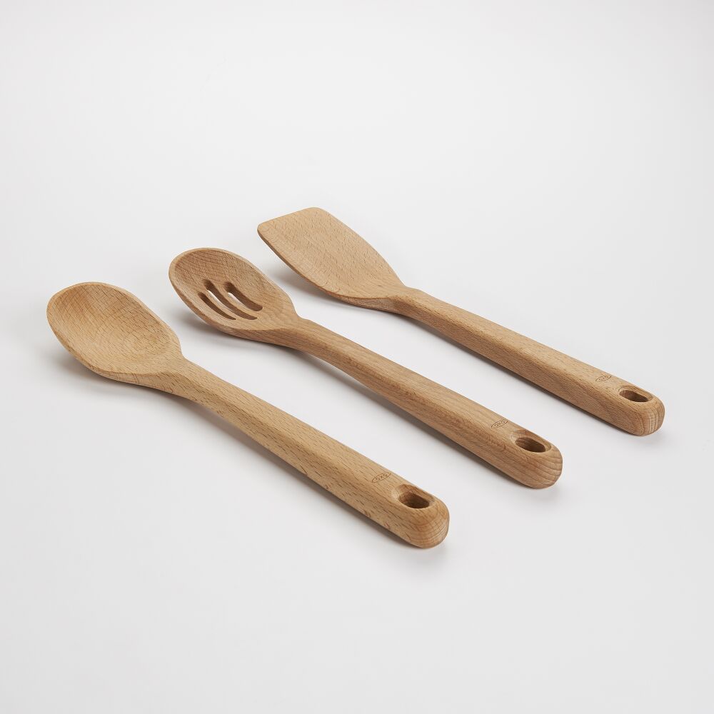3 Piece Wooden Utensil Set J8