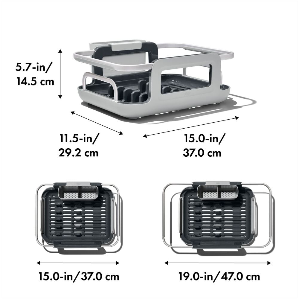 Over-the-sink Aluminum Dish Rack F6