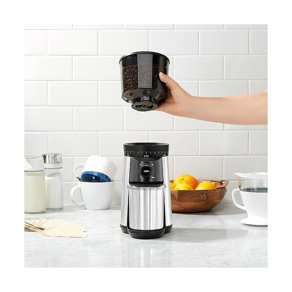 Replacement Hopper with Lid for Conical Burr Coffee Grinder I0