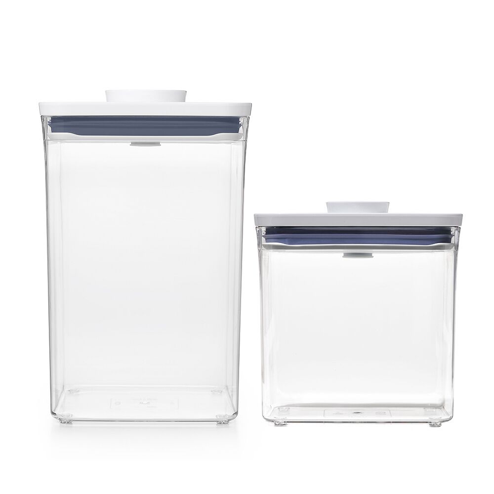 POP Container - Big Square Medium (4.4 Qt.) & POP Container - Rectangle Short (1.7 Qt.) Bundle R7