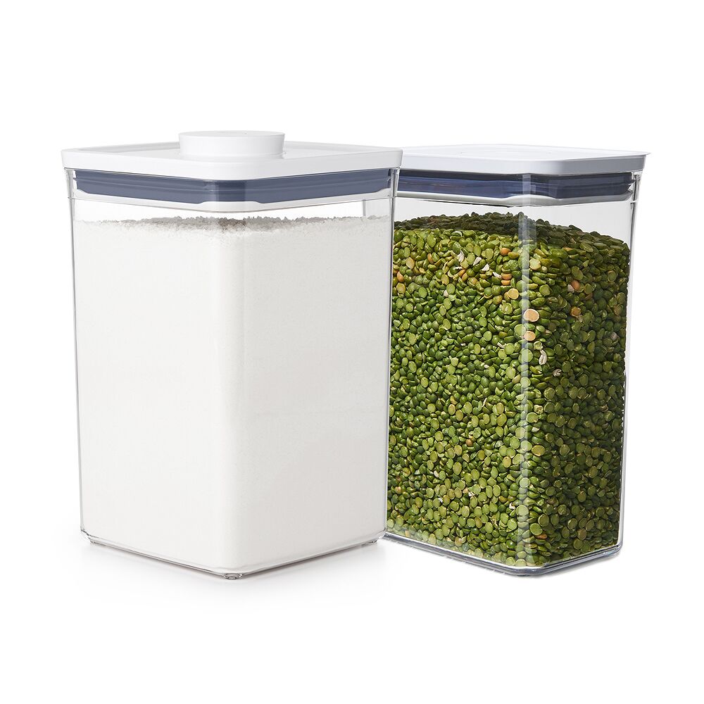 POP Container - Rectangle Medium (2.7 Qt.) & POP Container - Big Square Medium (4.4 Qt.) Bundle W8
