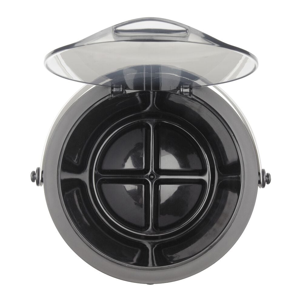Steel Ice Bucket & Tong Set B0