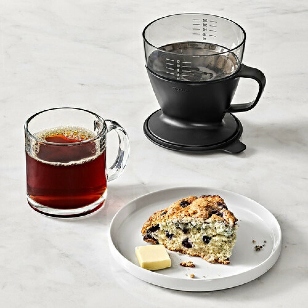 Pour Over Coffee Maker with Water Tank - Matte Black P6