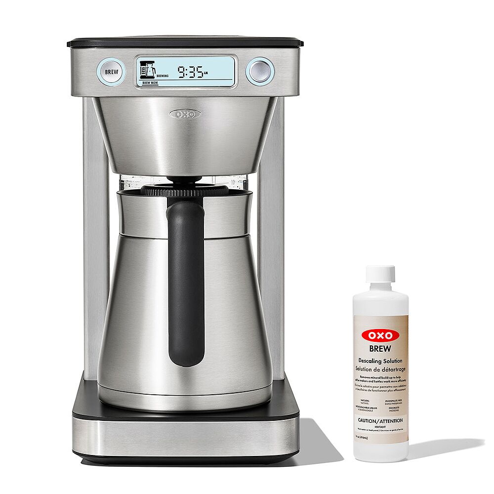 12-Cup Coffee Maker with Podless Single-Serve Function & Descaling Solution Bundle V1
