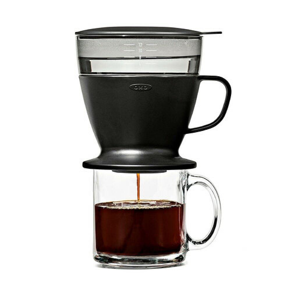 Pour Over Coffee Maker with Water Tank - Matte Black P6