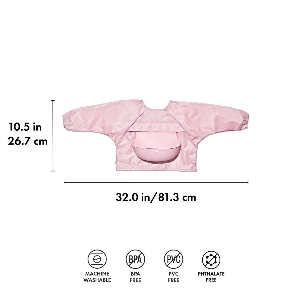 Sleeved Roll-Up Bib - Blossom H0