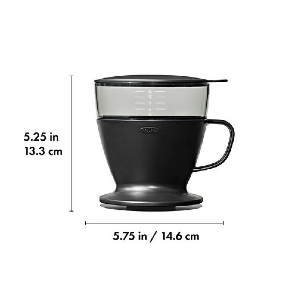 Pour Over Coffee Maker with Water Tank - Matte Black P6