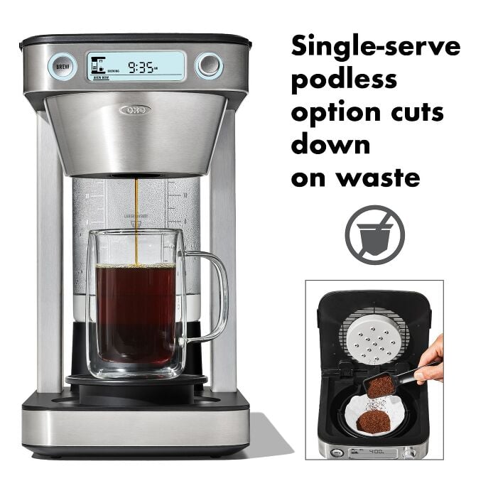 12-Cup Coffee Maker with Podless Single-Serve Function R6