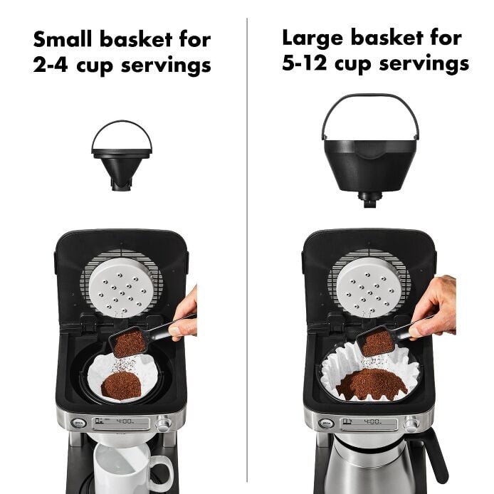 12-Cup Coffee Maker with Podless Single-Serve Function R6