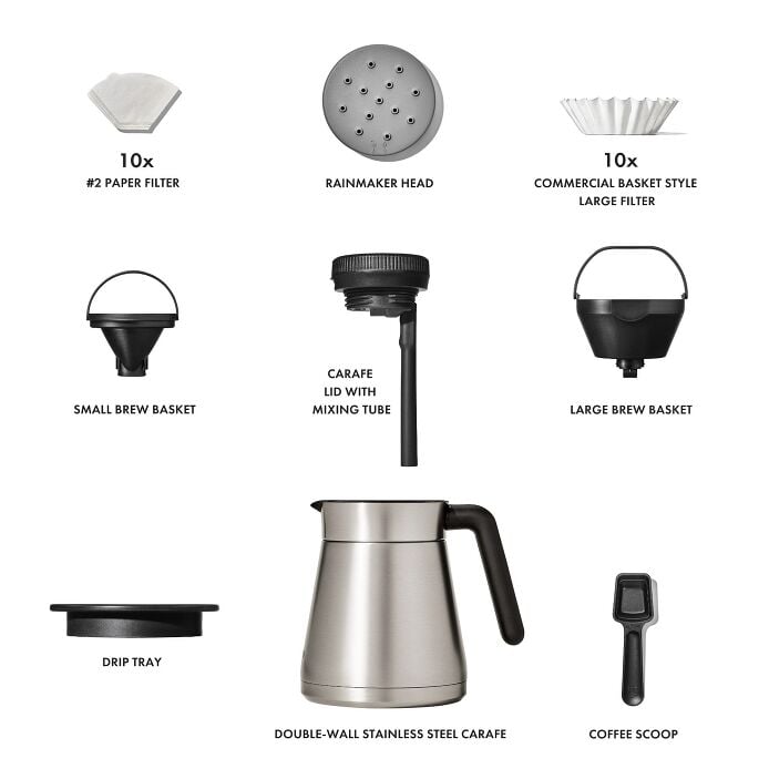 12-Cup Coffee Maker with Podless Single-Serve Function R6