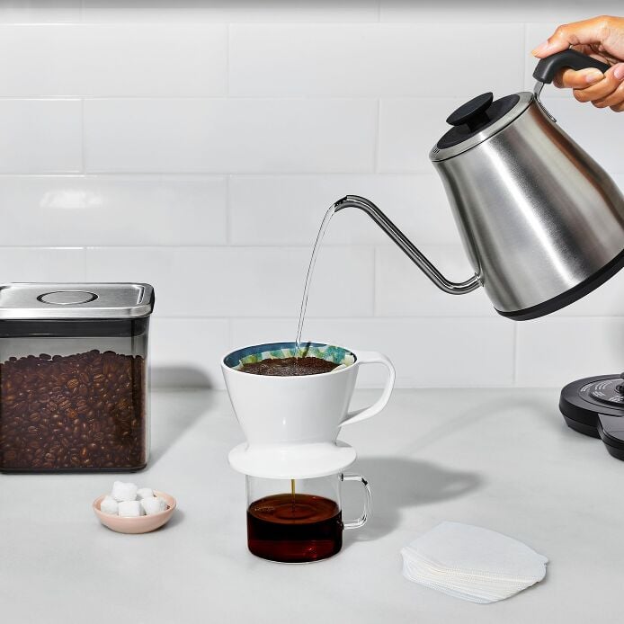 Adjustable Temperature Pour-Over Kettle P0