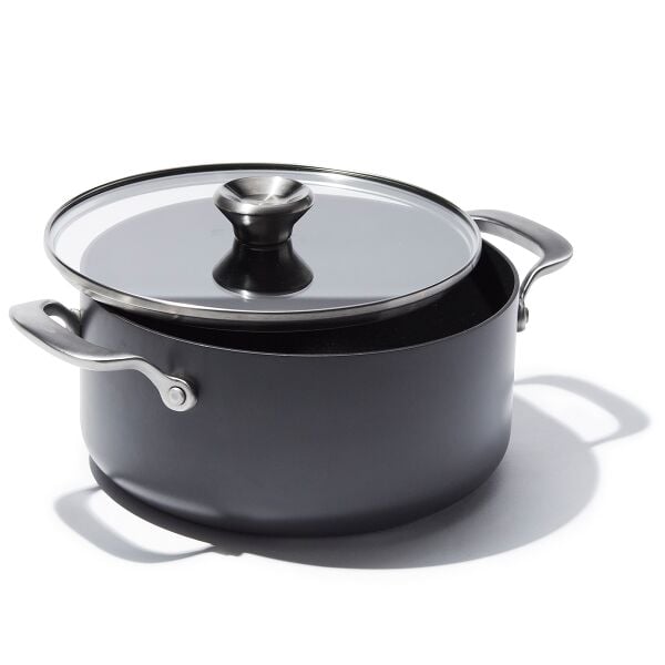 Ceramic Professional Non-Stick 5QT Stock Pot with Lid W8