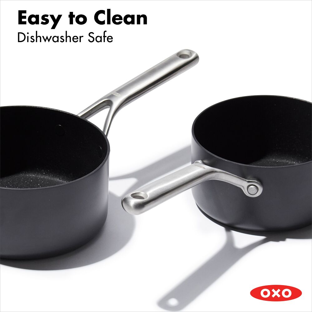 Ceramic Professional Non-Stick 4-Piece Saucepan Set (1.7 Qt & 2.3 Qt) G6