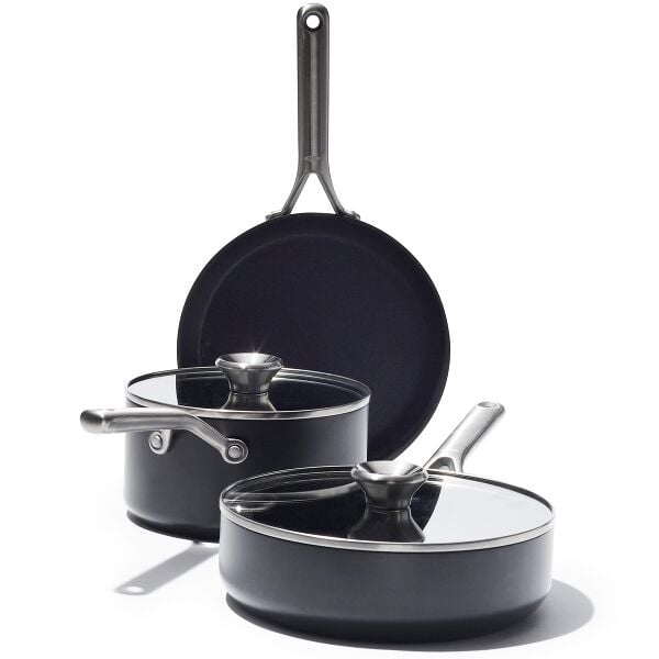 OXO Ceramic Professional Non-Stick 5-Piece Cookware Set U4