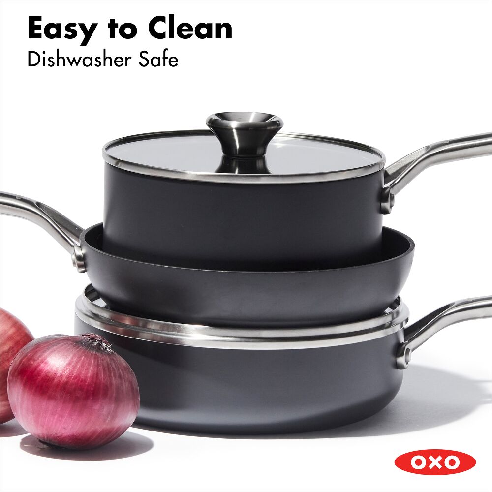 OXO Ceramic Professional Non-Stick 5-Piece Cookware Set U4