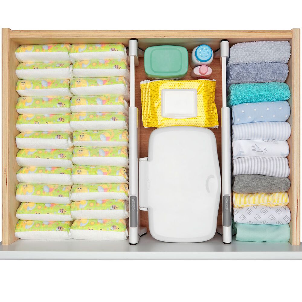 OXO TOT Expandable Dresser Drawer Divider - 4 Pack T4