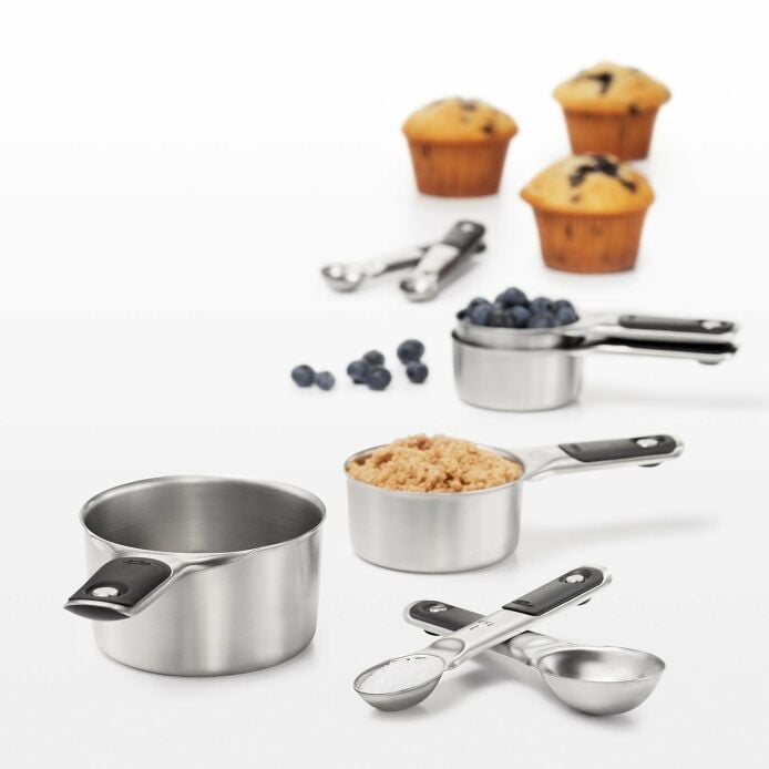 Stainless Steel Measuring Cups and Spoons Set A5