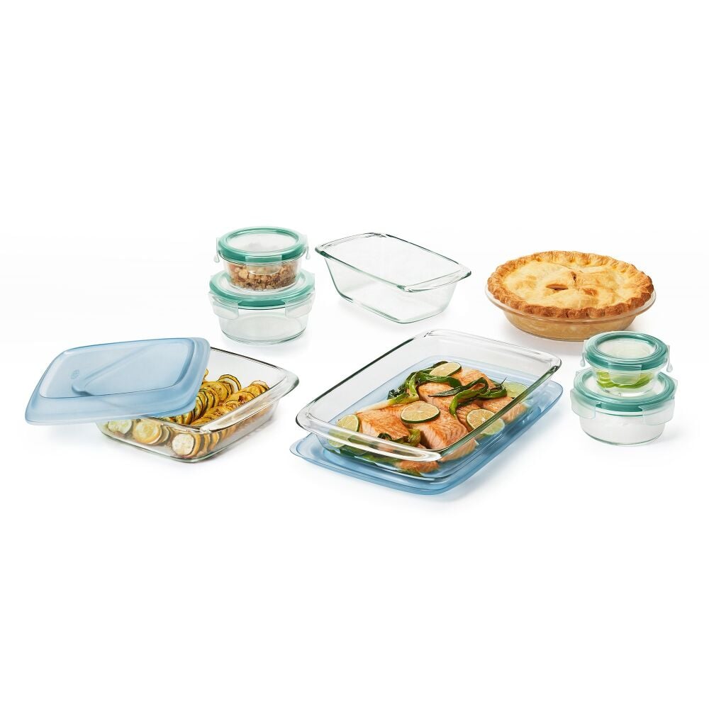 14-Piece Glass Bake, Serve & Store Set Y6