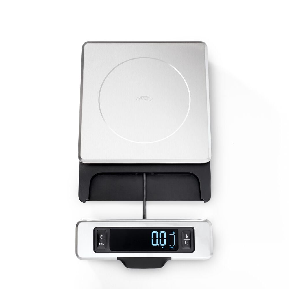 11 lb Stainless Steel Food Scale with Pull out Display V1