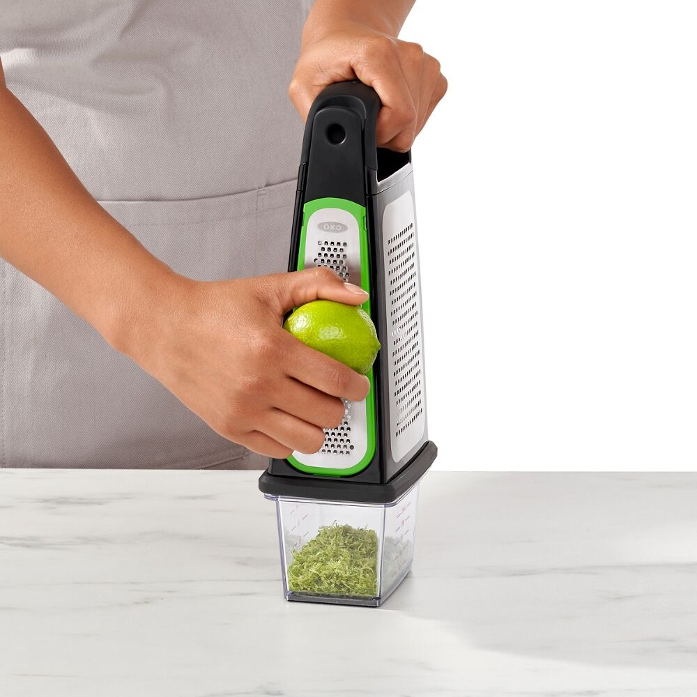 Etched Box Grater With Removable Zester Z1