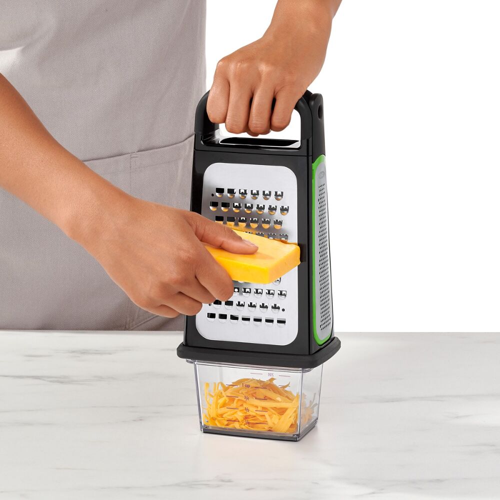 Etched Box Grater With Removable Zester Z1