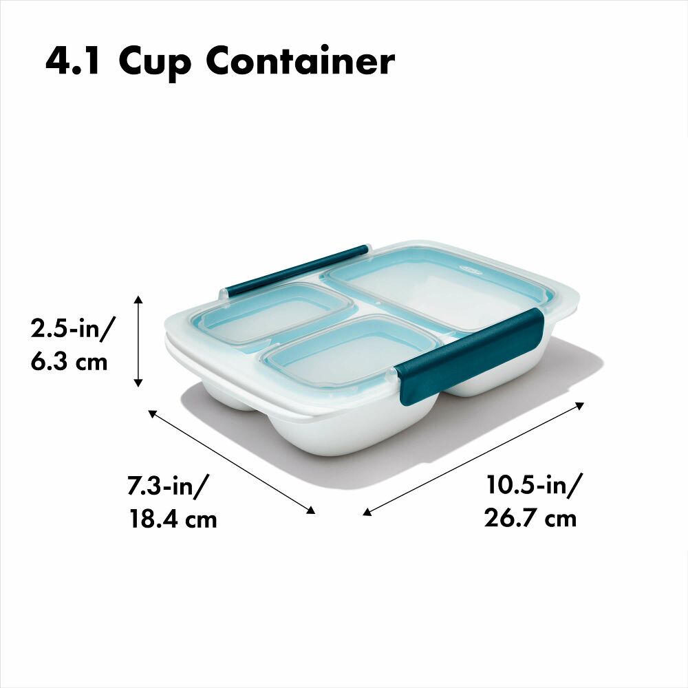 Prep & Go 4.1-Cup Divided Container M1