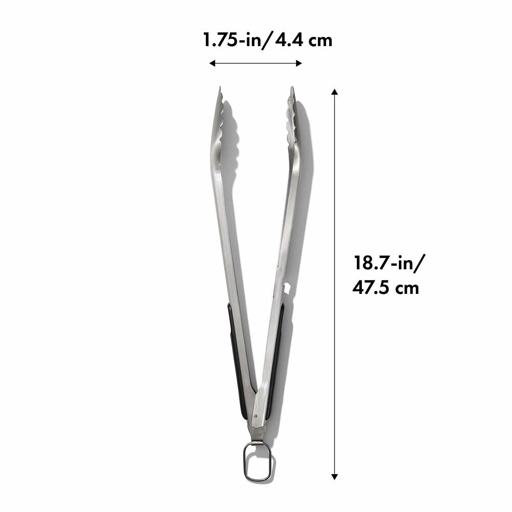 Grilling Tongs with Built-In Bottle Opener B6