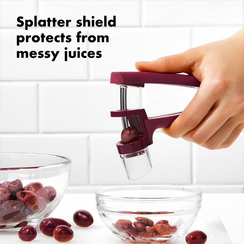 OXO Good Grips Cherry & Olive Pitter - Beet U1