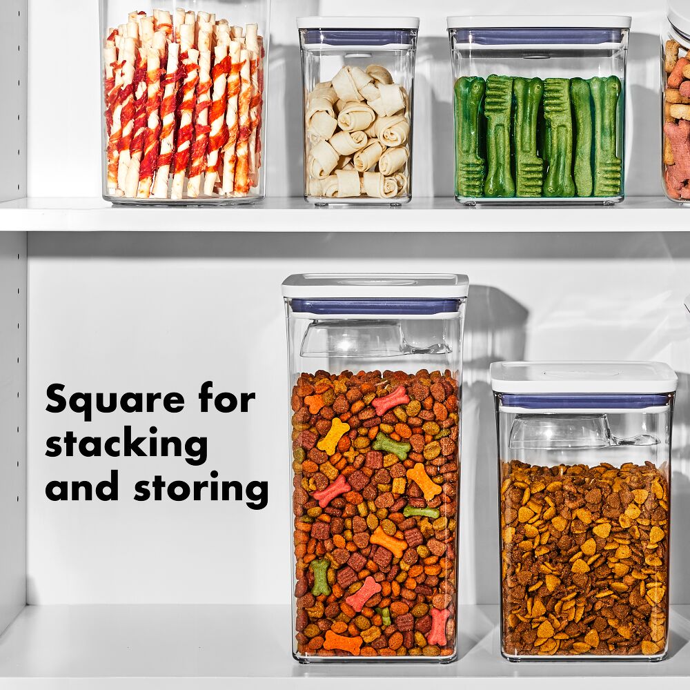 OXO Good Grips Pet POP Container – 4.4 Qt/4.2 L with Scoop W5