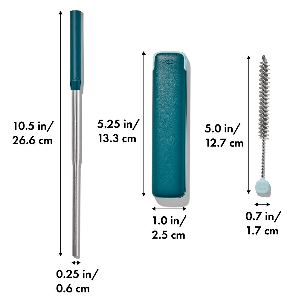 Collapsible Straw With Case G1