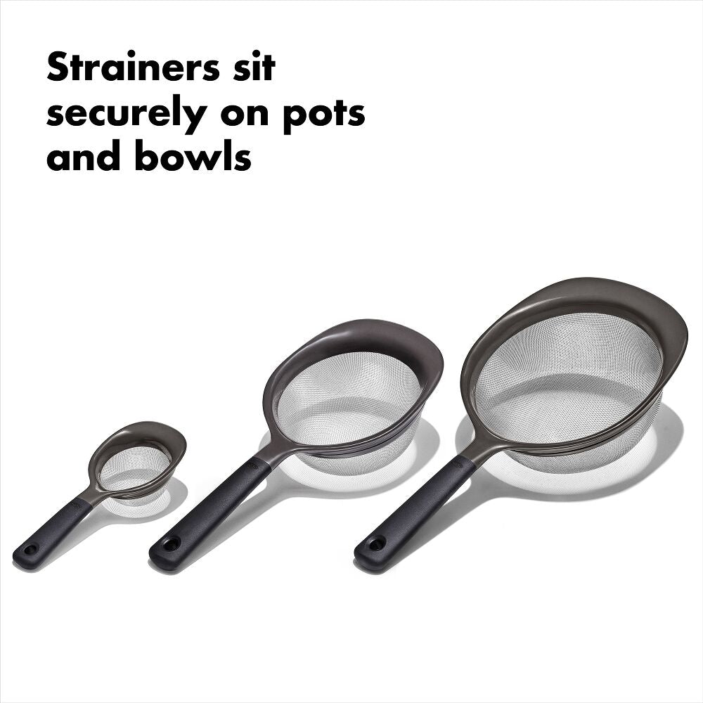 OXO Good Grips 3 Piece Strainer Set U4