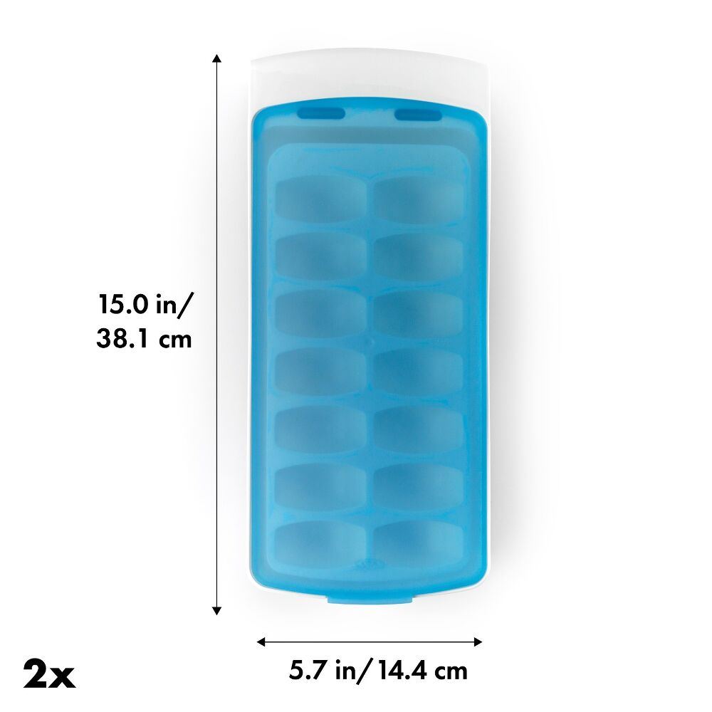 No-Spill Ice Cube Tray - 2 Pack M7