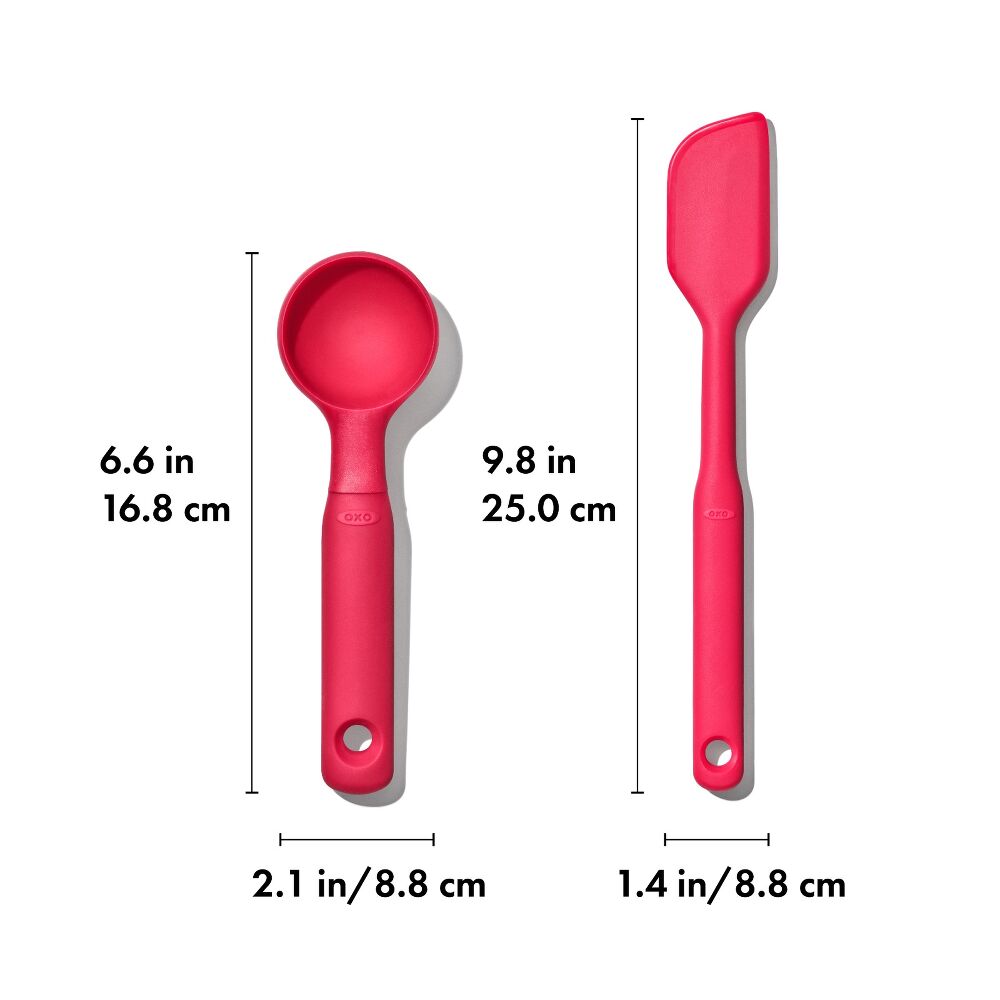 Silicone Cookie Scoop & Small Spatula Set U9