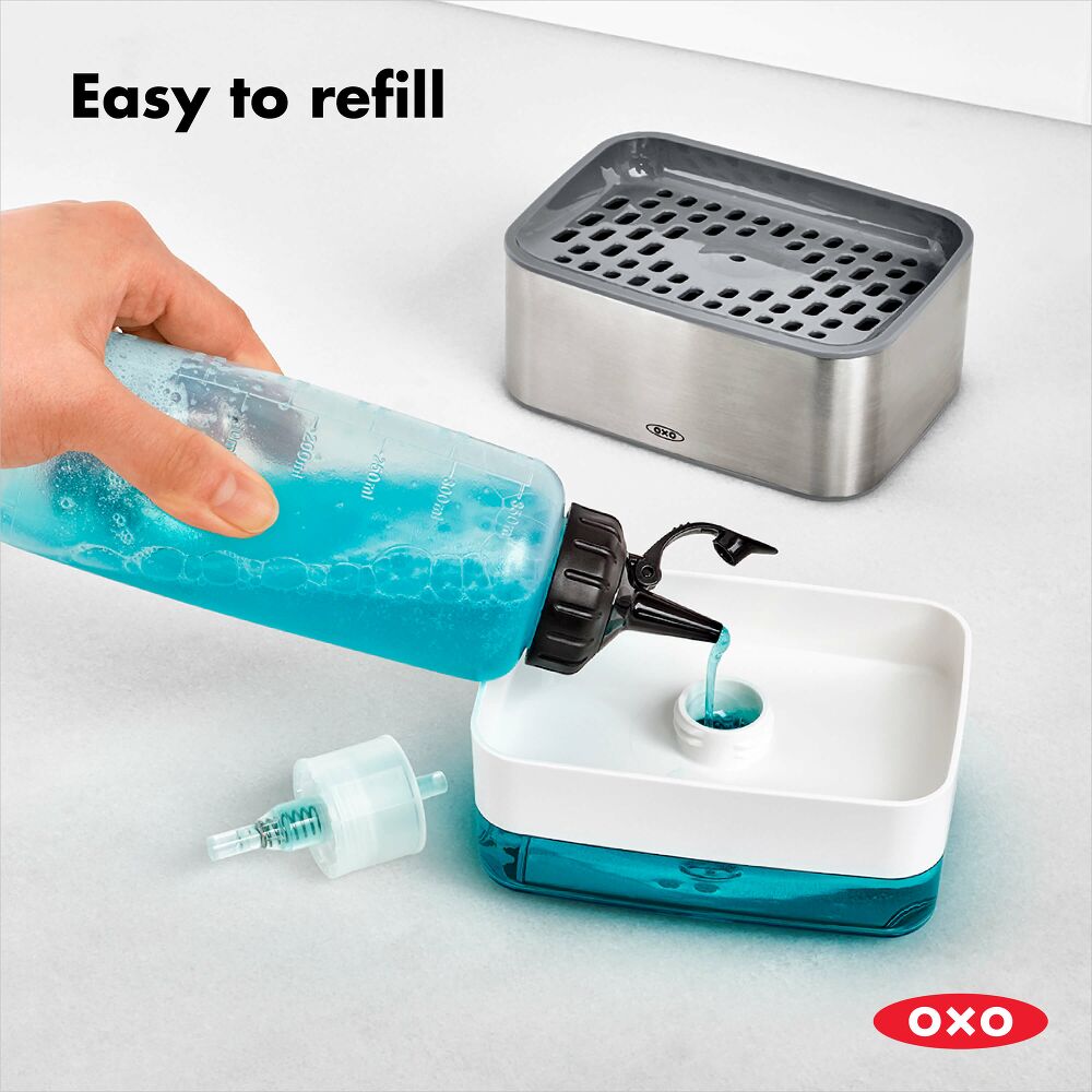 Soap Dispensing Sponge Holder Q4