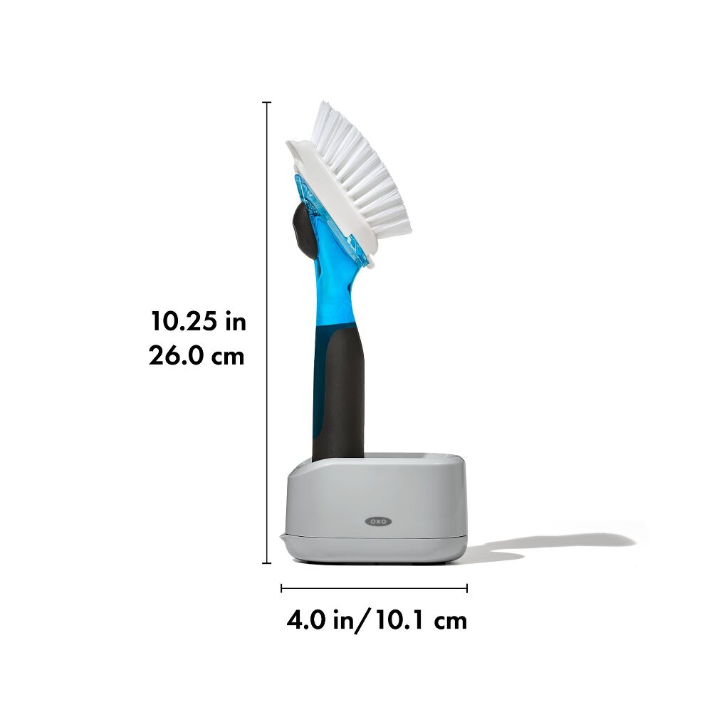 Soap Dispensing Dish Brush Storage Set O5