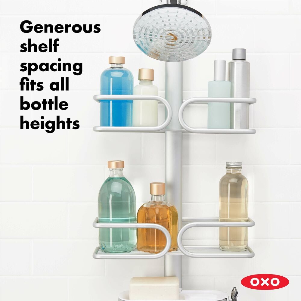 Aluminum 3-Tier Shower Caddy T4