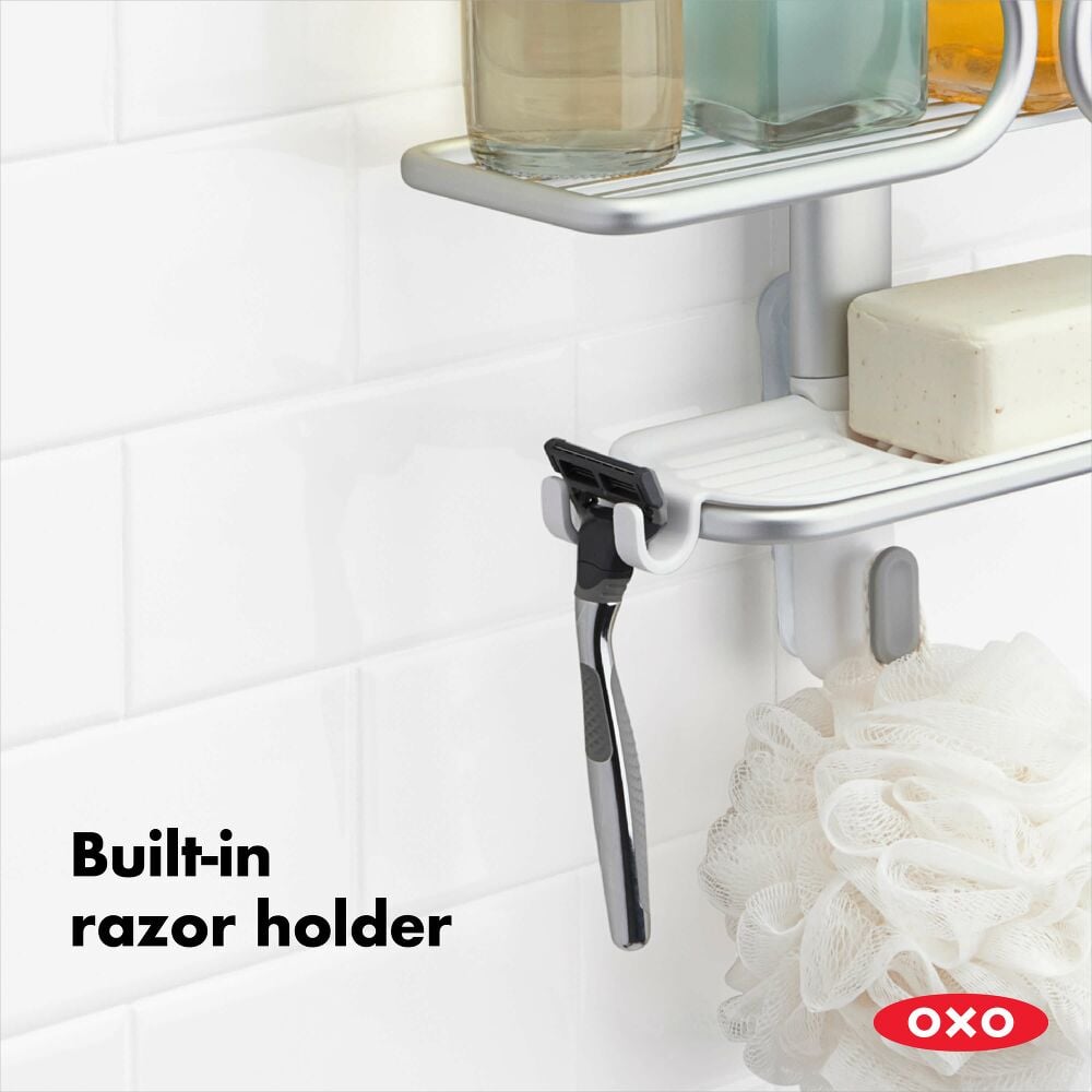 Aluminum 3-Tier Shower Caddy T4