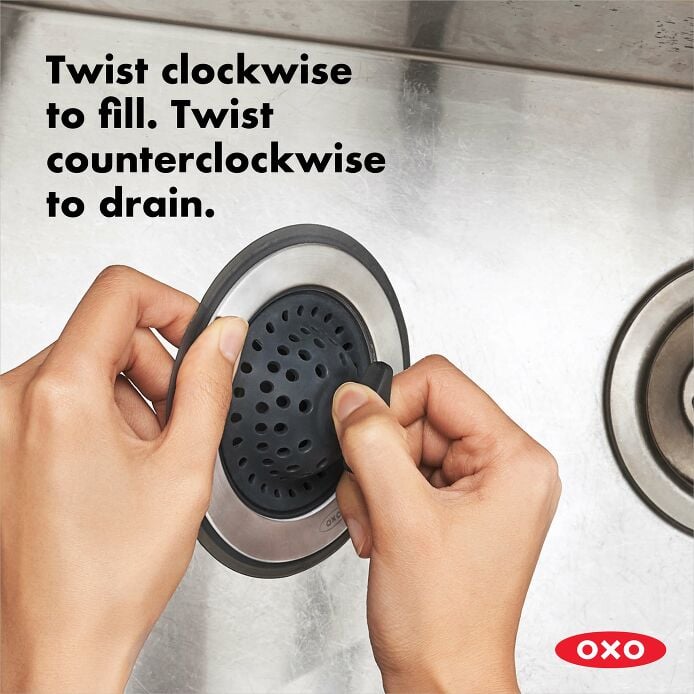 2-in-1 Silicone Sink Strainer with Stopper A9
