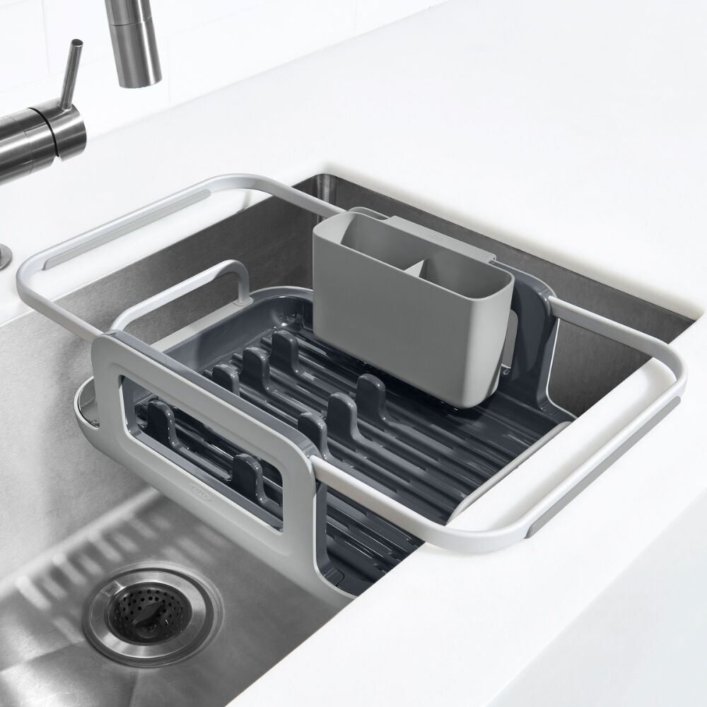 Over-the-sink Aluminum Dish Rack F6