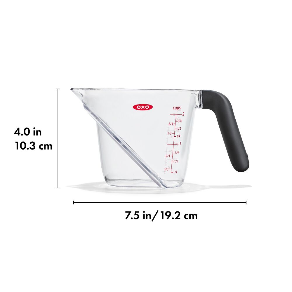 2-Cup Angled Measuring Cup X8