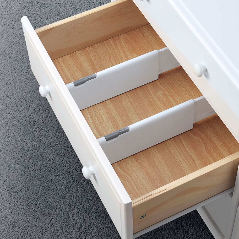 OXO TOT Expandable Dresser Drawer Divider - 4 Pack T4