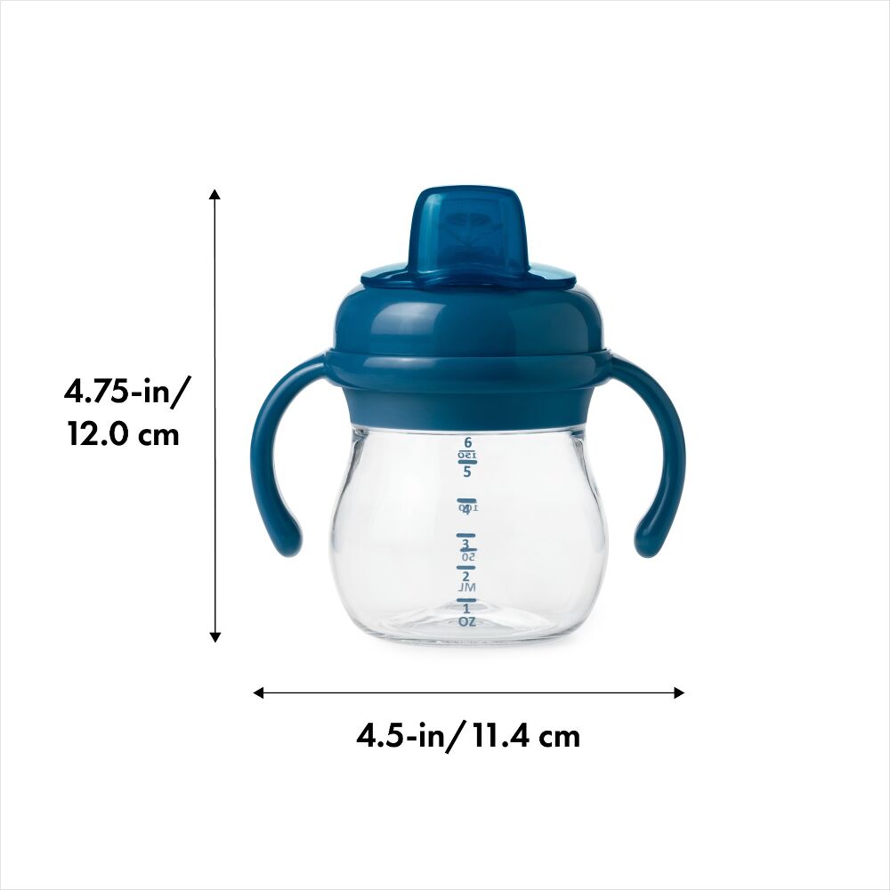 Transitions 6 Oz Soft Spout Sippy Cup with Removable Handles I9