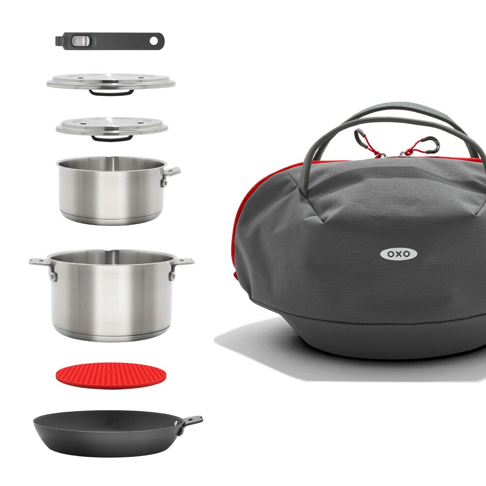 Outdoor Camp Cookware Set with Travel Bag S9